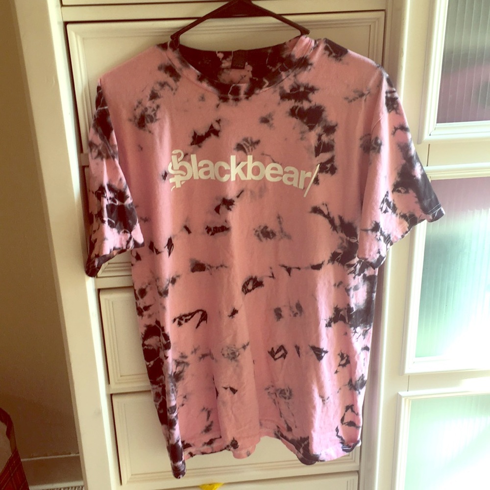 blackbear Pink/Black Tie dye limited edition shirt